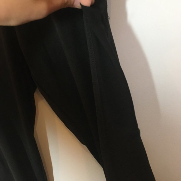 JGX PERFORMANCE black & grey capri leggings active bottom pockets size medium - Picture 5 of 5